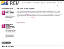 Tablet Screenshot of iremhouston.org